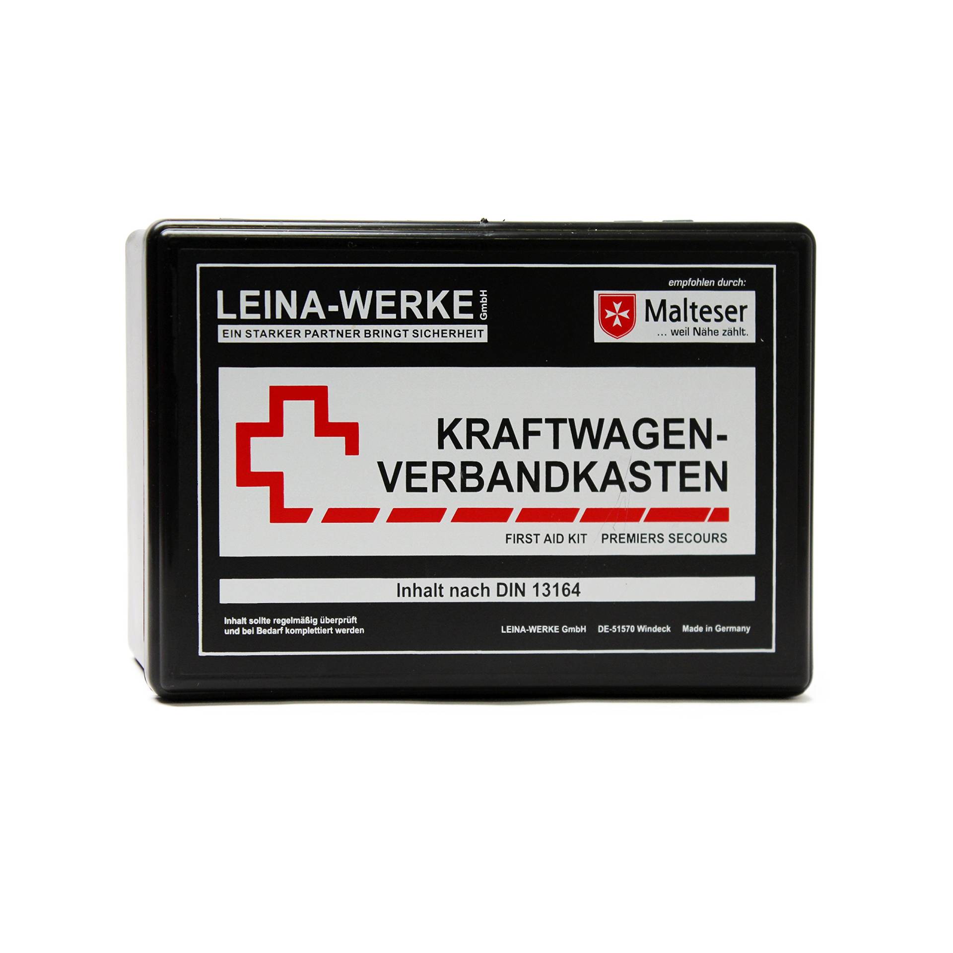 LEINA-WERKE REF 10104 Leina Kfz-Verbandkasten Unser Bester, Inhalt DIN 13164 von LEINA-WERKE
