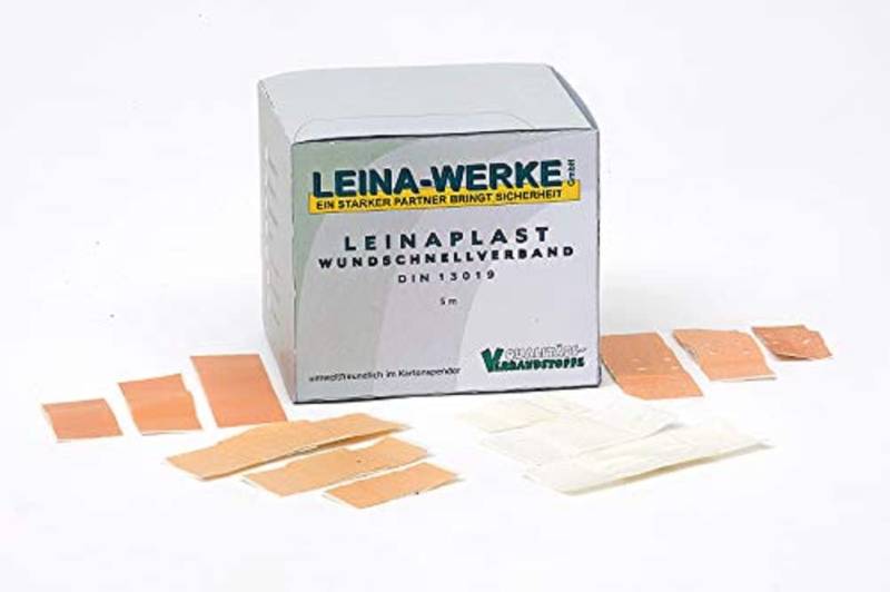 LEINAWERKE 70105 LEINAPLAST-Wundschnellverbände 5 m x 8 cm, WF, 1 Stk. von LEINA-WERKE