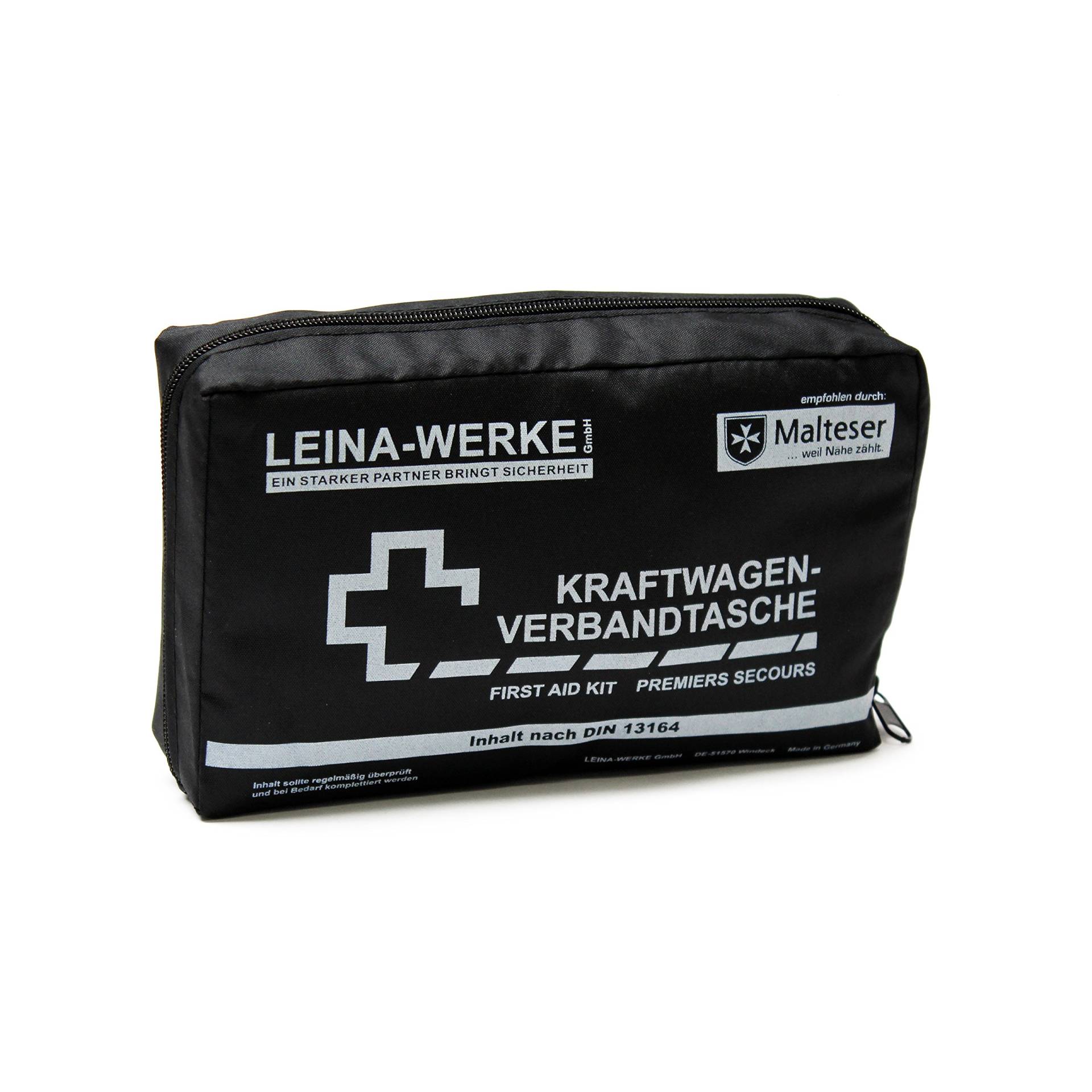 Leina-Werke 11002 KFZ-Verbandtasche Compact ohne Klett, Schwarz/Weiß Leina-Werke 11002 KFZ-Verbandtasche Compact ohne Klett, Schwarz/Weiß von LEINA-WERKE