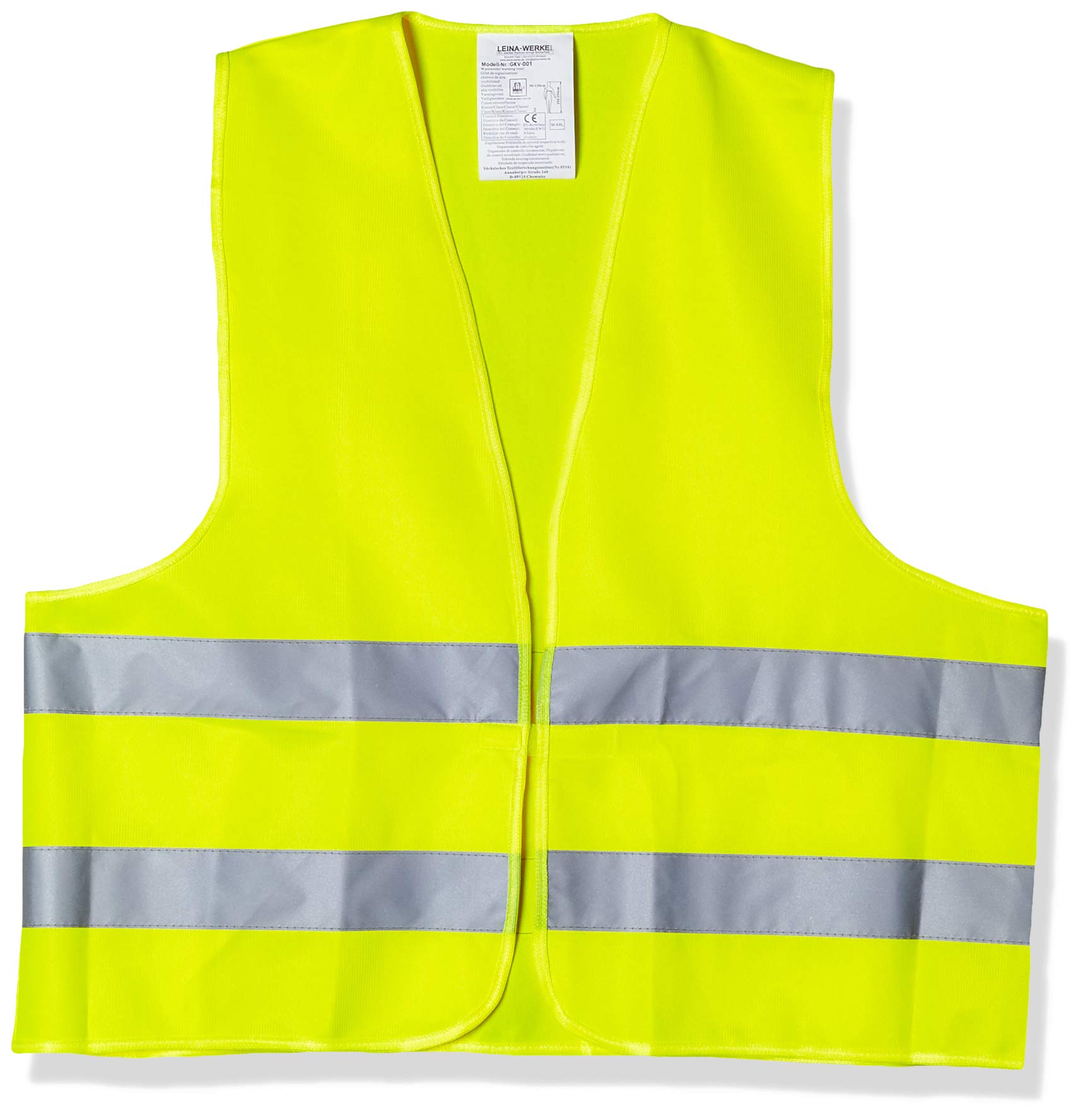 Leina-Werke 13101 Pannenwarnweste Polyester im Beutel, Gelb, Yellow, Einheitsgröße Leina-Werke 13101 Pannenwarnweste Polyester im Beutel, Gelb, Yellow, Einheitsgröße von LEINA-WERKE
