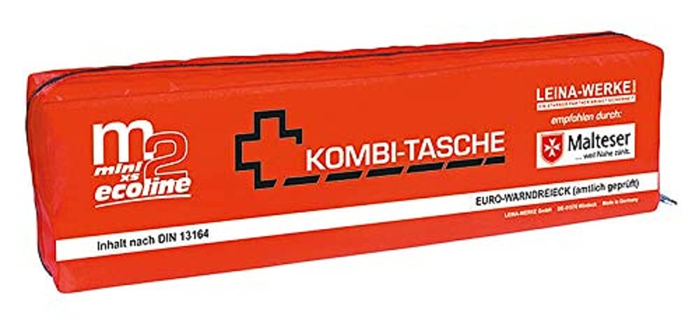 Leina-Werke 14020 Mini-Kombitasche M2 mit Klett, XS, Rot/Schwarz von Leina-Werke