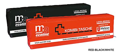 Leina-Werke 15040 Mini-Kombitasche M3 ohne Klett, Rot/Schwarz/Weiß von LEINA-WERKE