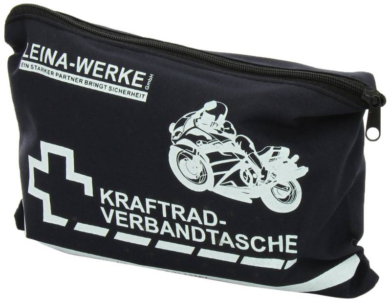 Leina-Werke 17001 Kraftrad-Verbandtasche Typ I ohne Klett, Blau/Weiß von LEINA-WERKE