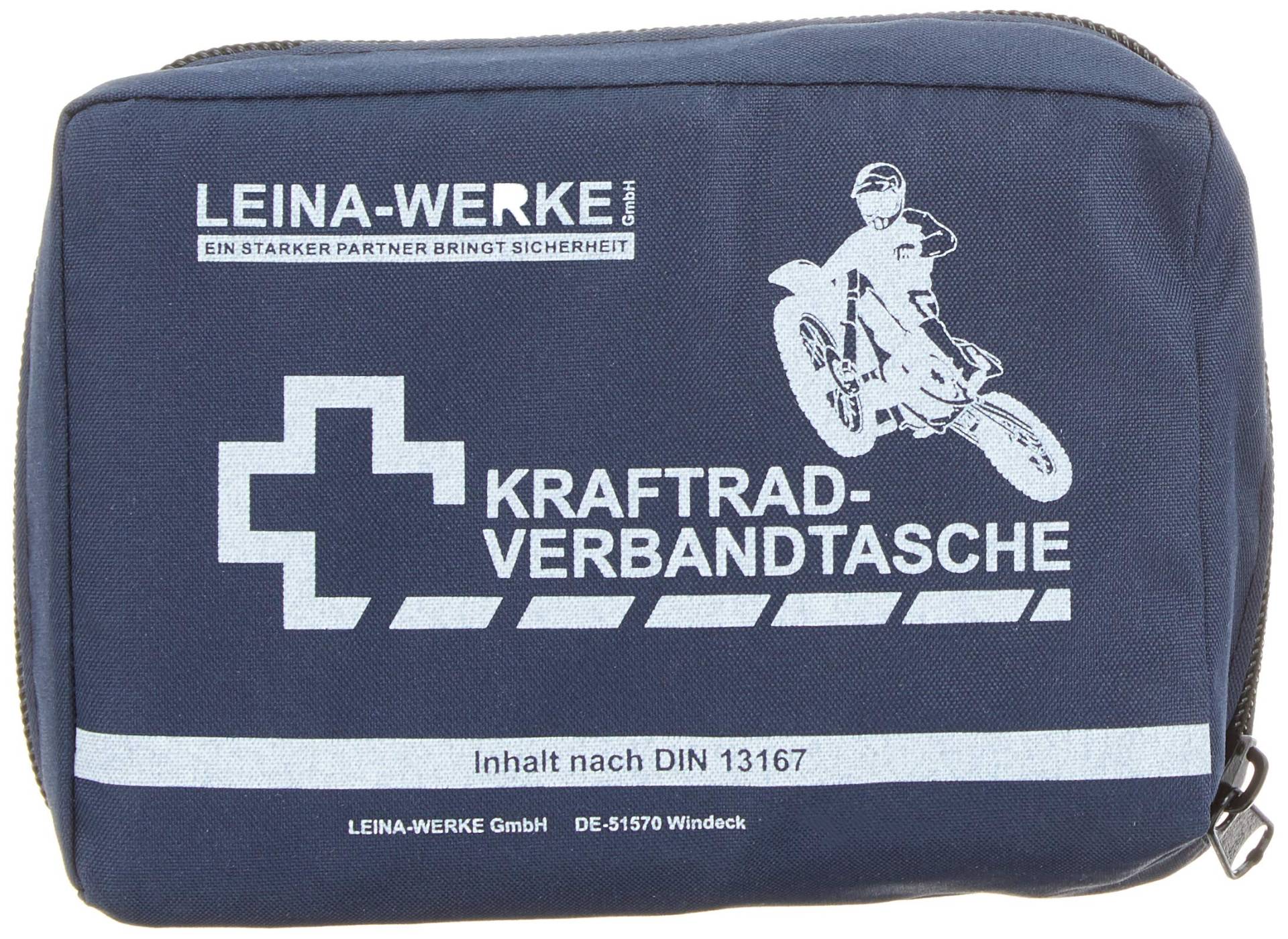 Leina Werke 17015 Kraftrad-Verbandtasche Typ II mit Klett 1-Farbig Sortiert von LEINA-WERKE