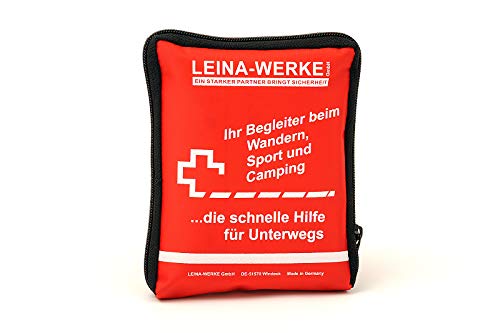 LEINA-WERKE REF 50005 Erste-Hilfe Reise-Set, 21-teilig, rot von Leina Werke