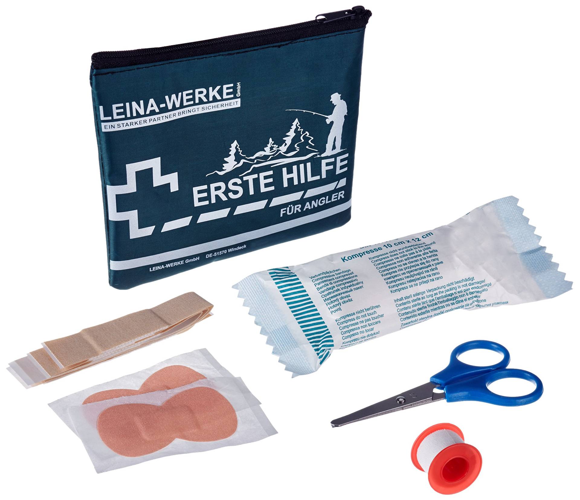 LEINAWERKE 51002 First aid kit for anglers white-green 1 pc. von LEINA-WERKE