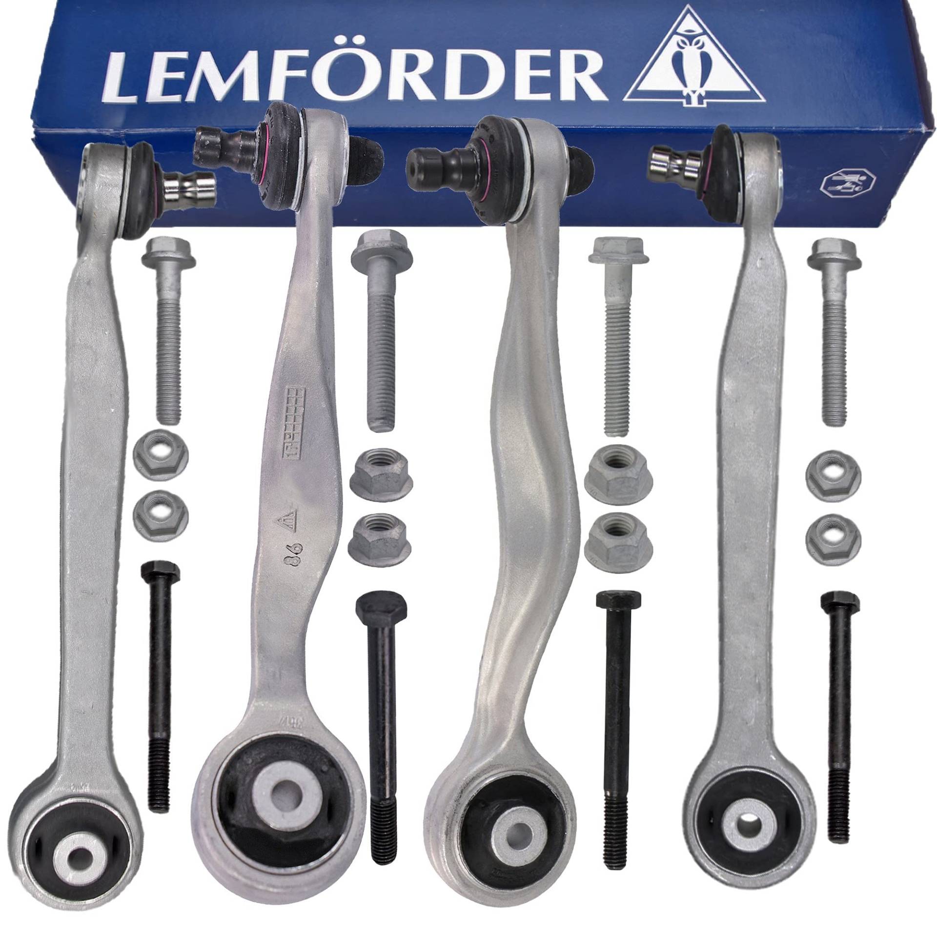 SET Querlenker Querlenkersatz Satz Set Achsschenkel Druckstrebe Dreieckslenker Lenker Radaufhängung 4-teilig vorne oben hinten links rechts, SET Querlenker Querlenkersatz Satz Set Achsschenkel Druckstrebe Dreieckslenker Lenker Radaufhängung 4-teilig vorne oben hinten links rechts, von Lemförder
