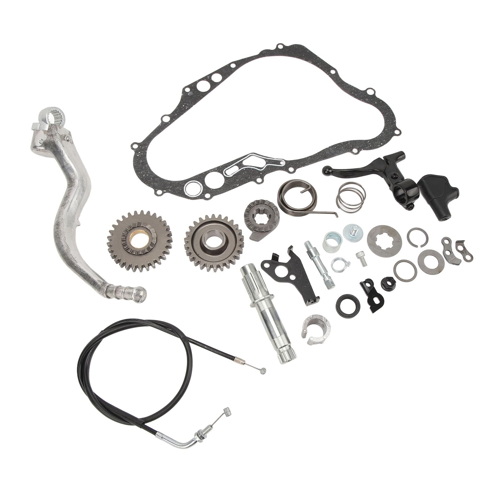 LenTLy OEM-Kickstarter-Kit, Komplettes Kickstarter-Set für DR-Z400E 2000 Bis 2007, Metall, Professionelle Bedienung LenTLy OEM-Kickstarter-Kit, Komplettes Kickstarter-Set für DR-Z400E 2000 Bis 2007, Metall, Professionelle Bedienung von LenTLy