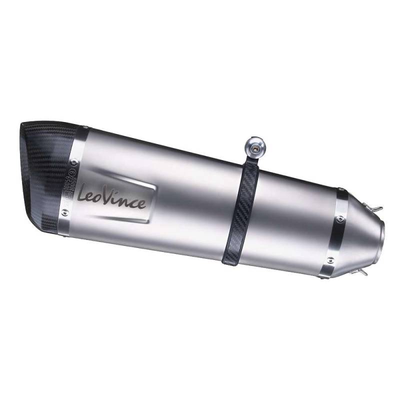 KIT SILENZIATORE FACTORY-S Ø54 L=350 INOX with lasered LeoVince logo von LeoVince