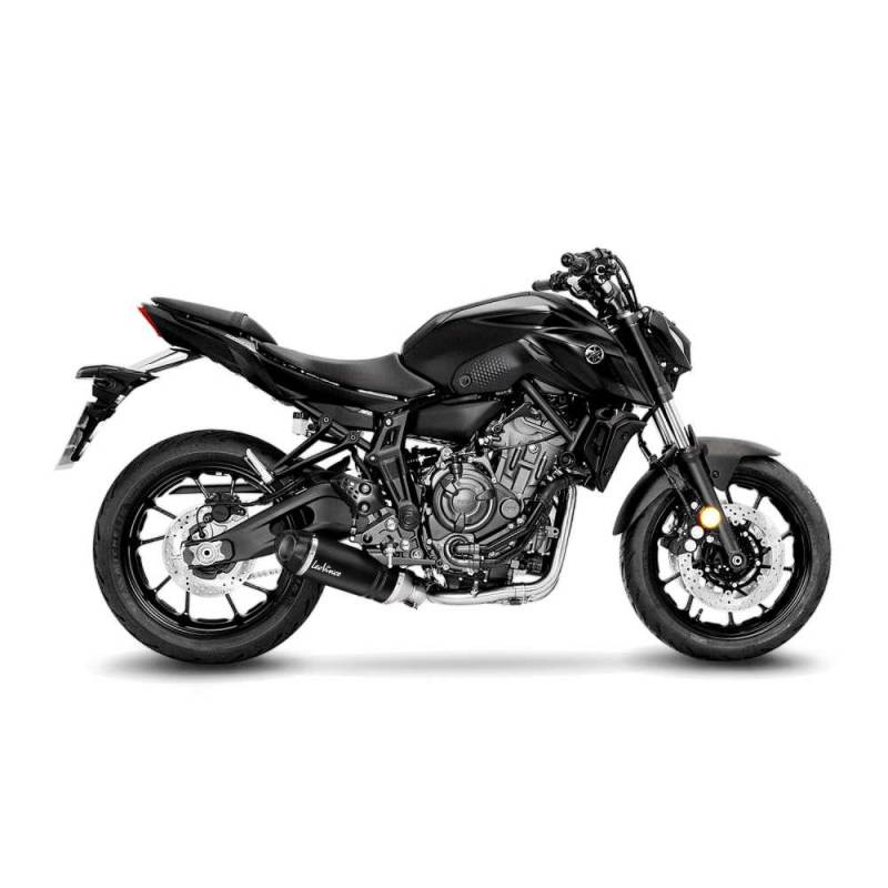 LeoVince Sport Auspuff Komplettanlage LV ONE EVO Carbon Yamaha MT-07 Bj. 2021-2024 EURO-5 +Kat +ABE von LeoVince
