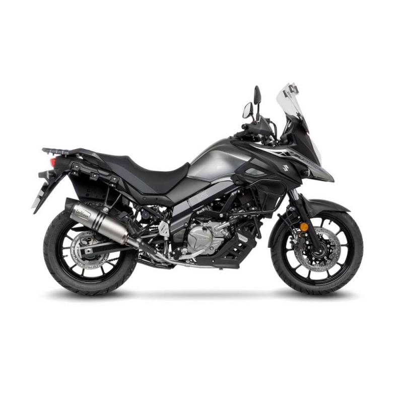 LeoVince Sport Auspuff LV ONE Edelstahl Suzuki V-Strom 650/XT Bj. 2017-2024 EURO-4 / EURO-5 +Kat von LeoVince