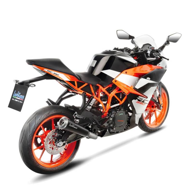 LeoVince Sportauspuff GP ONE Black KTM Duke 125 / 390 Bj. 2017-2020 EURO-4 von LeoVince