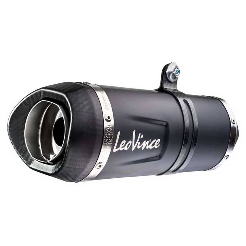 SBK LV ONE EVO 2/1 MT-07 / MT-07 TRACER/XSR 700 INOX BLACK with catalyst von LeoVince