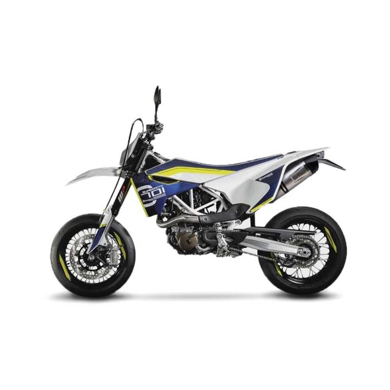 Sport Auspuff LeoVince LV One Evo Edelstahl Husqvarna 701 Enduro / Supermoto Bj. 2015-2016 mit ABE von LeoVince