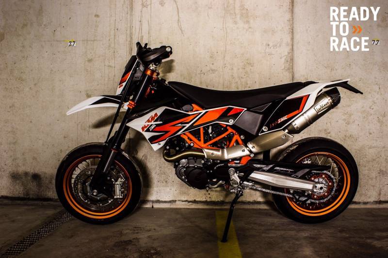 Sport Auspuff LeoVince LV One Evo Edelstahl KTM 690 SMC Supermoto / R Bj. 2008-2016 mit ABE von LeoVince