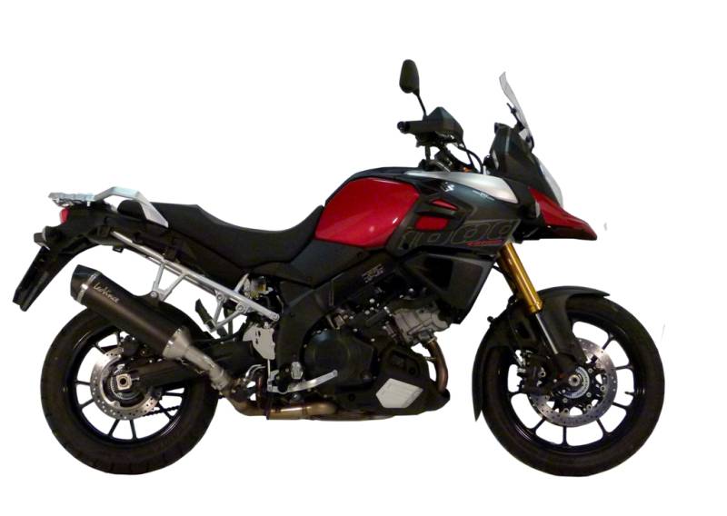 Sport Auspuff LeoVince Nero Black Suzuki DL 1000 V-Strom Bj. 2014-2016 EURO-3 eintragungsfrei +ABE von LeoVince