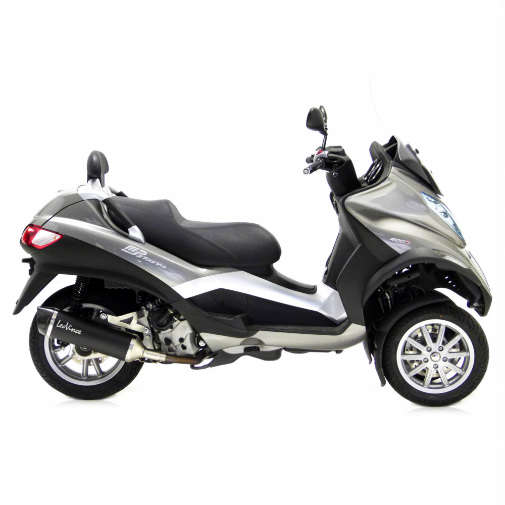 Sportauspuff LeoVince Nero für Piaggio MP3 400 / 500 LT/RST/Business/Sport Bj. 2007-2016 mit ABE Sportauspuff LeoVince Nero für Piaggio MP3 400 / 500 LT/RST/Business/Sport Bj. 2007-2016 mit ABE von LeoVince