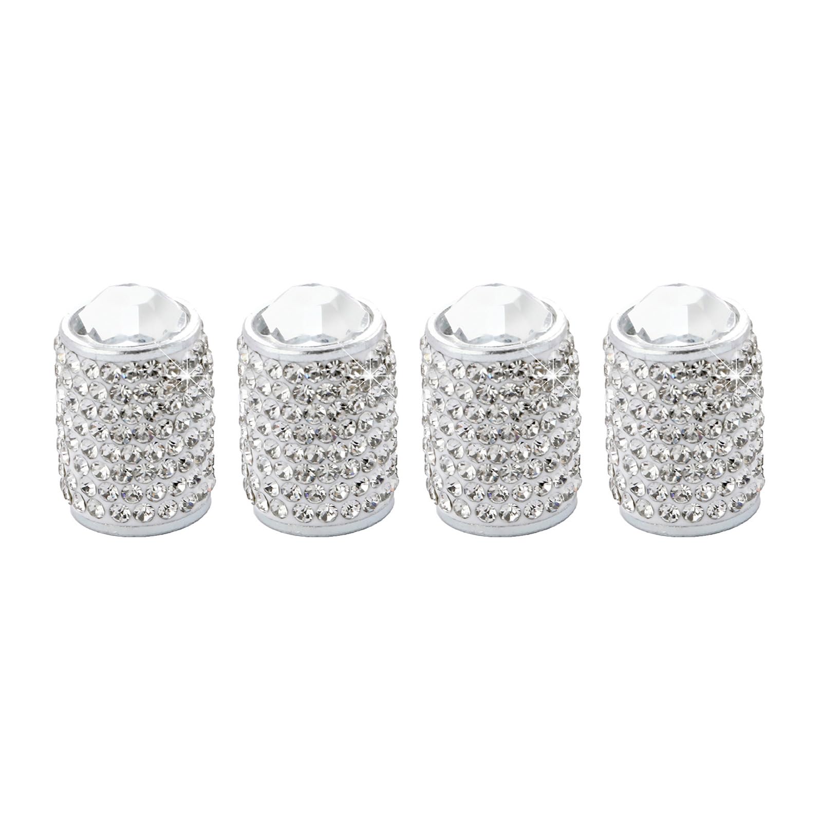 4PCS Reifenventile Kappen Mit Strasssteinen Allgemeine Fit Metallreifenventile Deckt Einfache Installation Für Auto Motorräder Und Fahrräder 4PCS Reifenventile Kappen Mit Strasssteinen Allgemeine Fit Metallreifenventile Deckt Einfache Installation Für Auto Motorräder Und Fahrräder von Lerpwige
