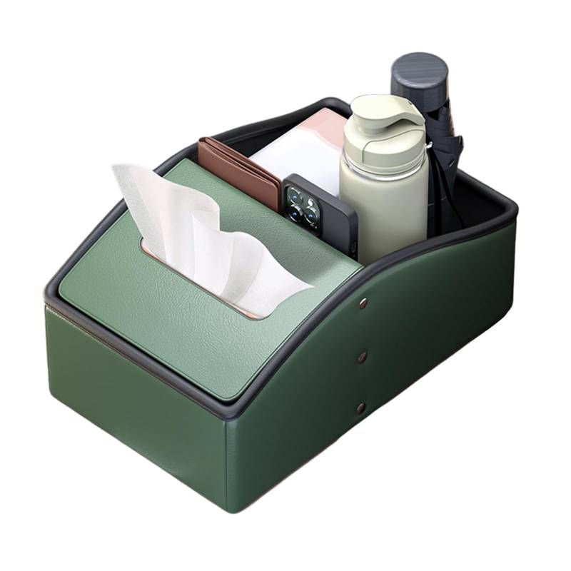 Autoarmlehre Aufbewahrungsbox Nappa Leder Mit Hoher Kapazitätsauto Konsolenbox Für Effiziente Raumnutzung Und Organisierte Innenausstattung von Lerpwige