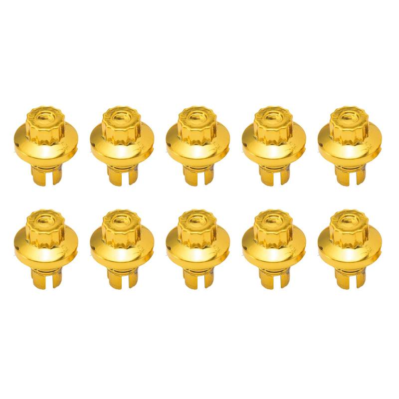 Lerpwige 10 Pcs Autorad Ersatz Nieten Rim Accessoire Wheel Lippen Nieten Für 6 8 Mm Loch Auto Styling Rad Nieten von Lerpwige