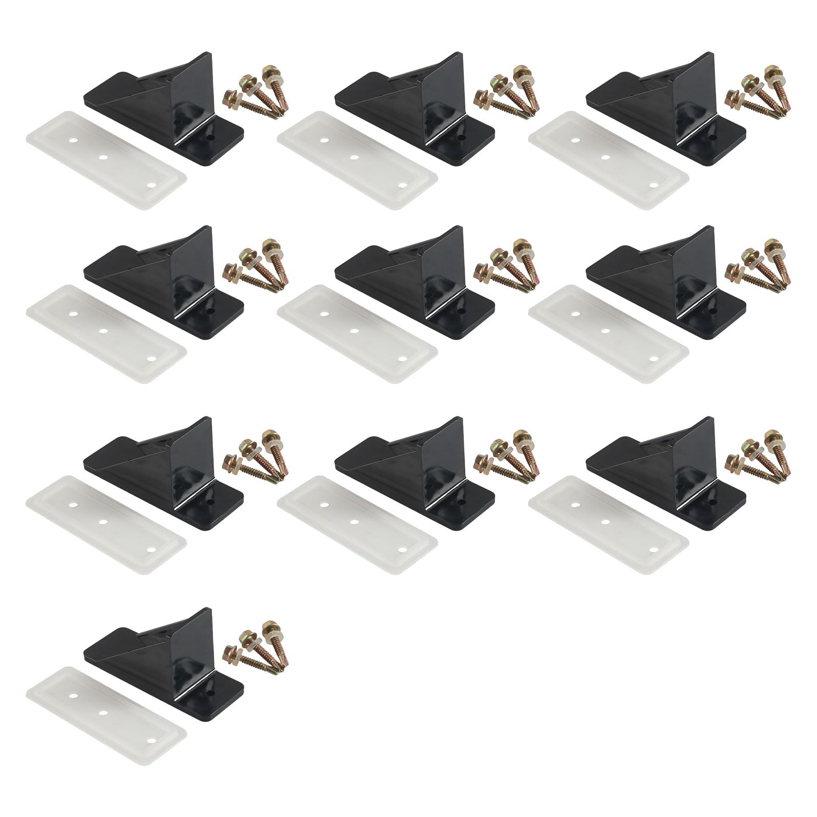 Lerpwige 10pcs Polycarbonat Schneebehälter Guard Kits Für Metalldächer Mit Perfektsdichtung Und Installationsschraube Lerpwige 10pcs Polycarbonat Schneebehälter Guard Kits Für Metalldächer Mit Perfektsdichtung Und Installationsschraube von Lerpwige