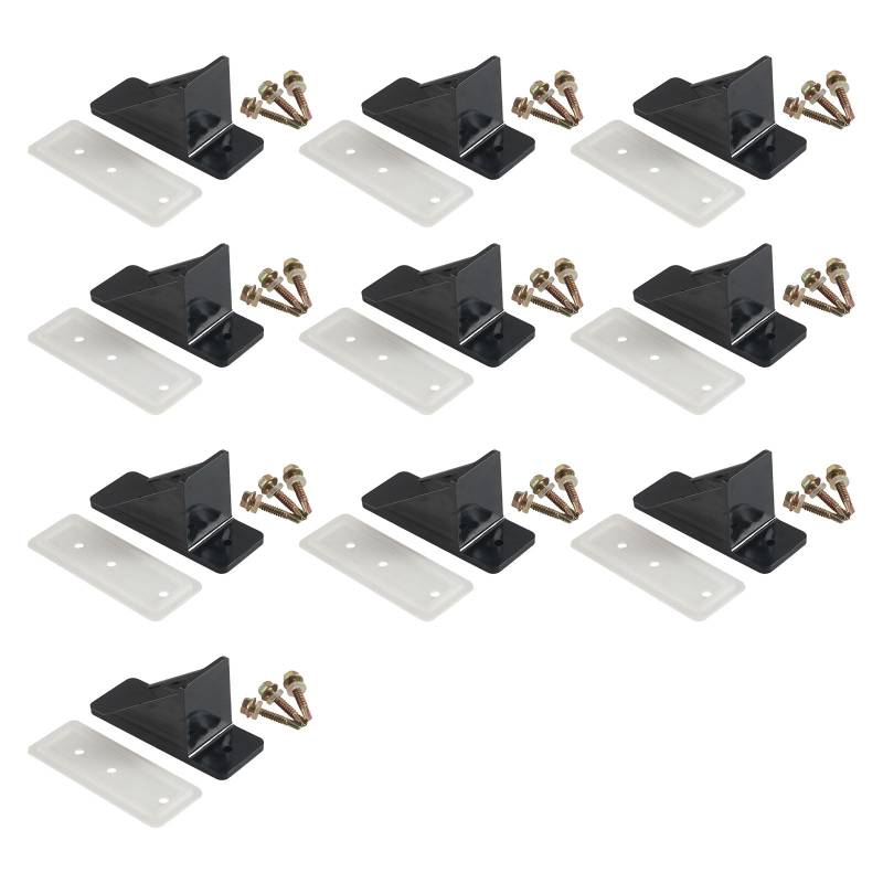Lerpwige 10pcs Polycarbonat Schneebehälter Guard Kits Für Metalldächer Mit Perfektsdichtung Und Installationsschraube von Lerpwige
