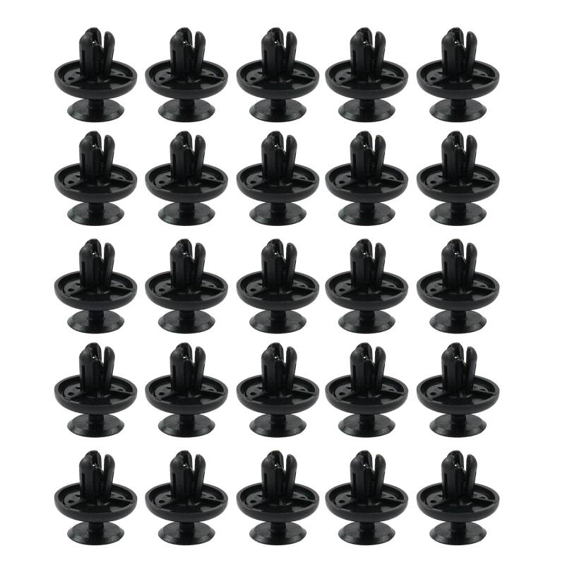Lerpwige 25 Pcs Push Clips Motor Unter Abdeckungen Clips Für Fahrzeugersatzkunststoffverbesserer Clips Automobilzubehör von Lerpwige