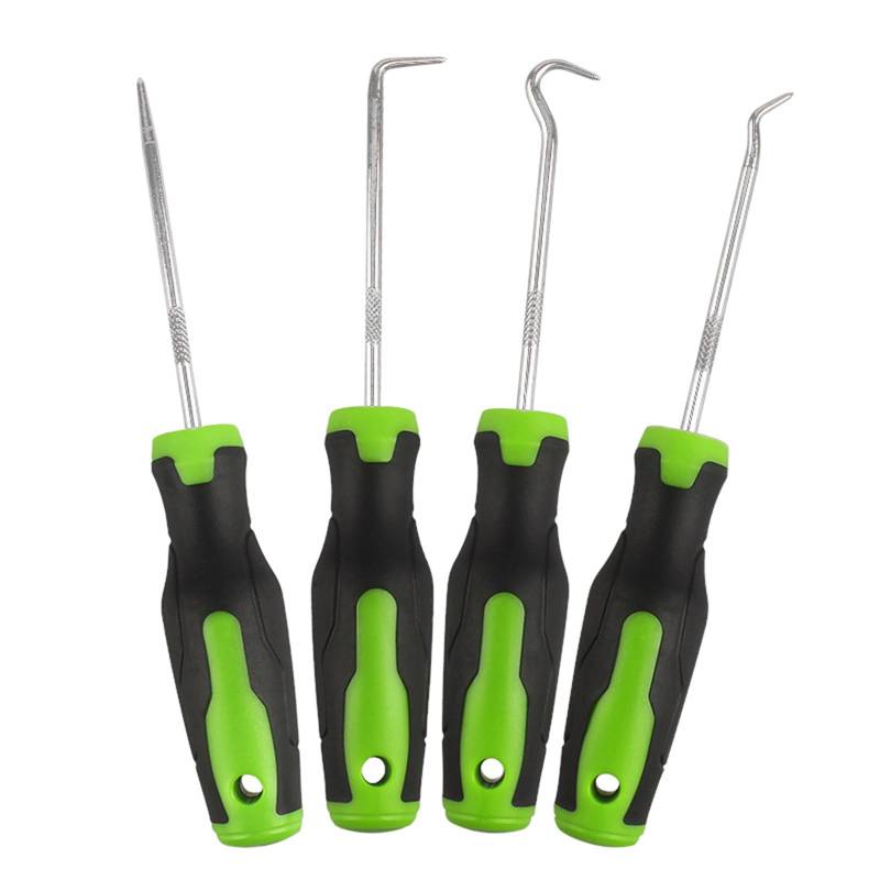 Lerpwige 4pcs Autofahrzeugentfernung Pick Haken Set Autoöl Dichtungsschraubendreher Dichtung Remover O Ringe Dichtung Demontagewerkzeug von Lerpwige