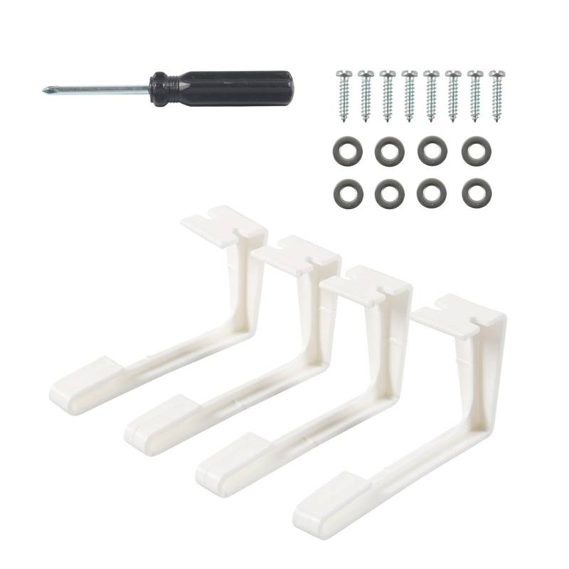 Lerpwige 4pcs Zubehör Seitenvorhang Halten Sie Vorhangklammern Mit Schraubenfensterabdeckung Holdback Vorhanghalter Clips von Lerpwige