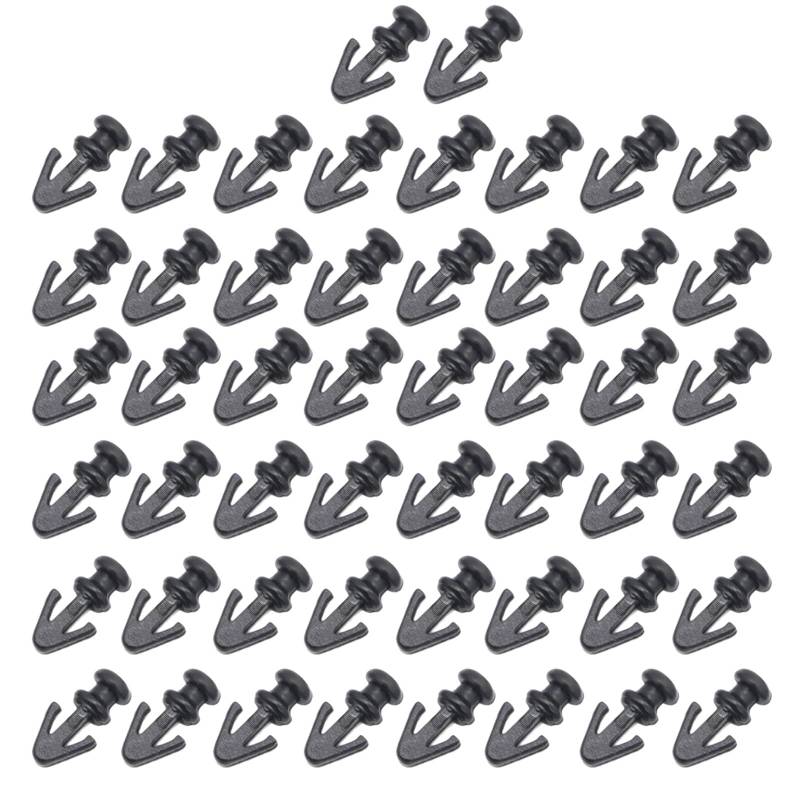Lerpwige 50pcs Autoverbesserungsklammern Untere Weatherstrip Türversiegeldichtungsstreifen Clip Niivet Easy Installation von Lerpwige
