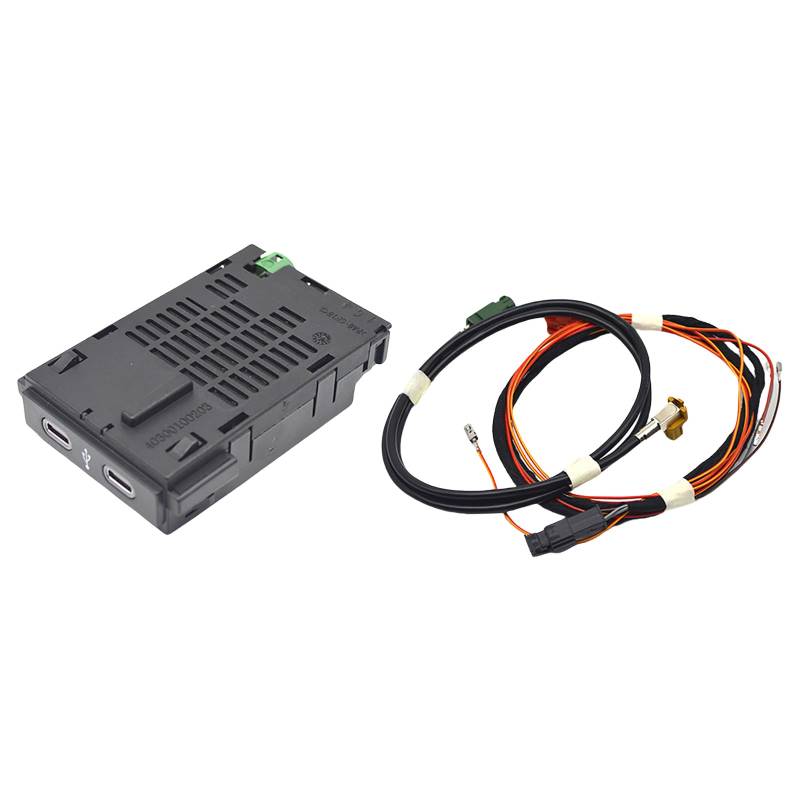 Lerpwige Autozubehör Für ID6 MK7 Doppel USB Ladeanschluss 2GD035736 Einfach Installationstyp C Ladeanschluss Mit Kabel von Lerpwige