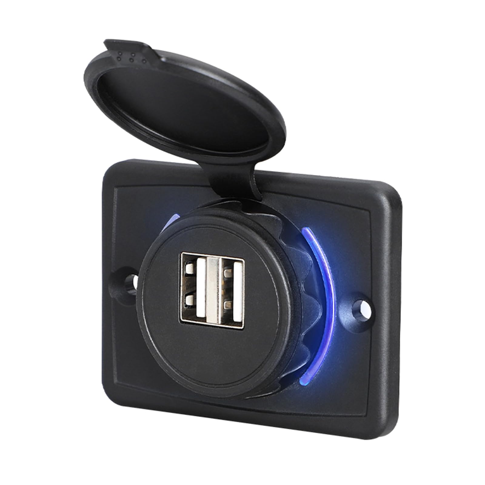Lerpwige Ladestecksauto USB Auslass Panel 12V-24V Doppel USB Ausgangsstromadapter Für Busboot Marine Truck 10W USB Outlet Lerpwige Ladestecksauto USB Auslass Panel 12V-24V Doppel USB Ausgangsstromadapter Für Busboot Marine Truck 10W USB Outlet von Lerpwige