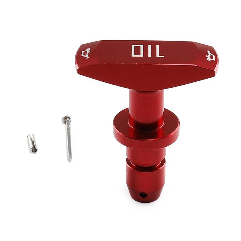 Lerpwige Motor Ölgriff Pull Getriebeöl Ziehgriff Aluminiumöl Tauchstickgriff von Lerpwige