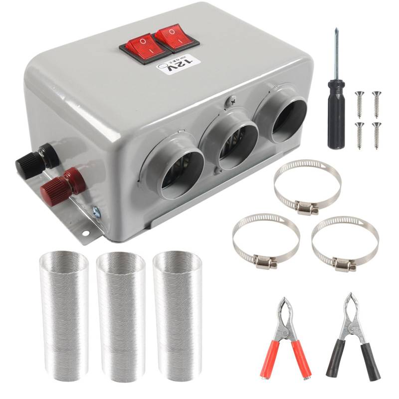 Lerpwige Multifunktion 12V Autoheizung Mit Doppelgetriebe EIN Schnelles Heizdefroster Für Eine Effektive Windschutzscheibe Defoggen Und Erwärmung von Lerpwige