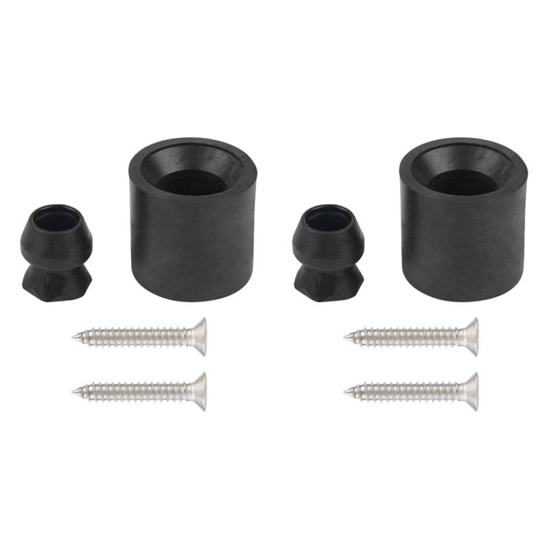 Lerpwige Packung 4 Pferdeanhängerzubehör Türhalter Set Gummi Stoßstange Utiler Anhänger Türhalter Für Geschlossene Anhänger von Lerpwige