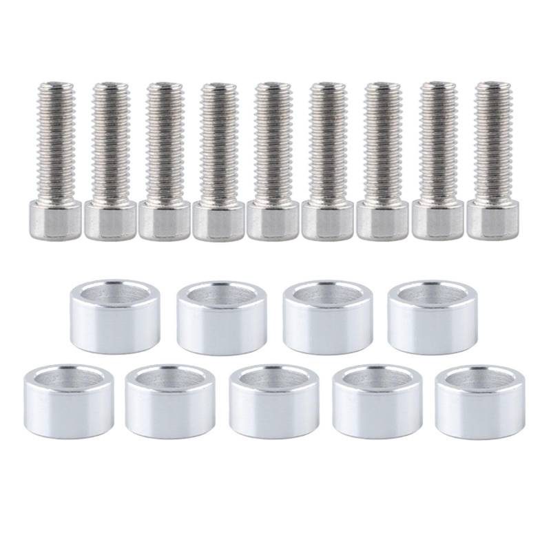 Lerpwige Set Von 9 M8x1.25 Abgaskopfkrümmerschrauben & von Lerpwige
