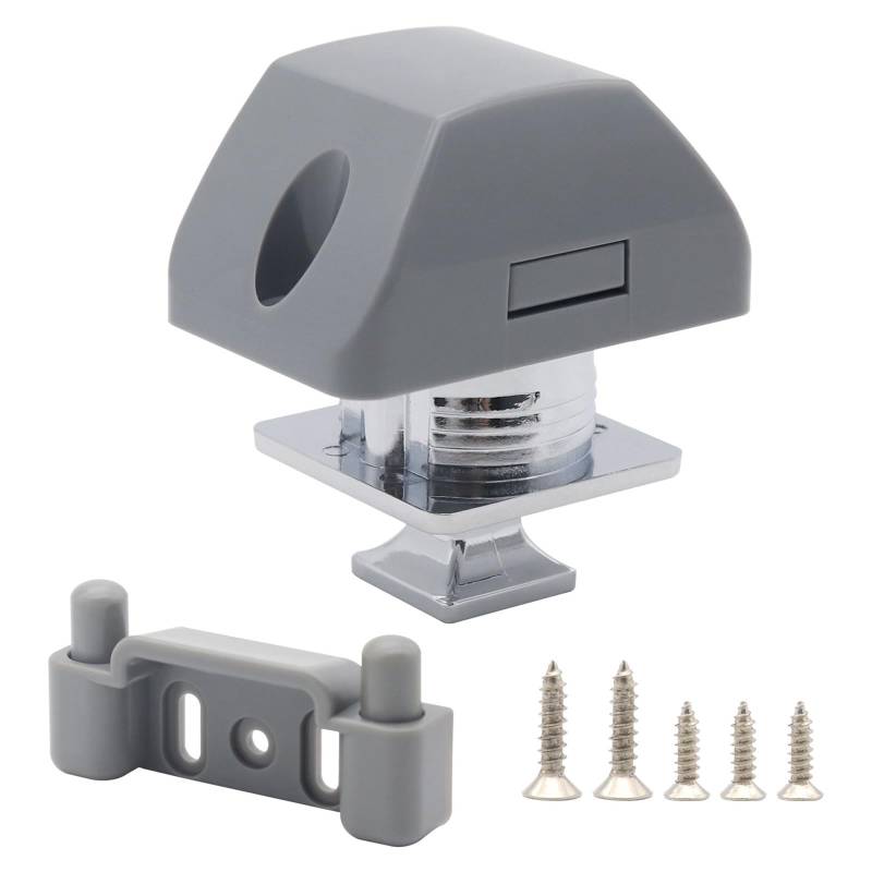 Lerpwige Square Taste Verriegelung Push Sperre Easy Installation Accessoire Für Wohnmobile Yacht Marine Cabinet Office Storage Engineered von Lerpwige