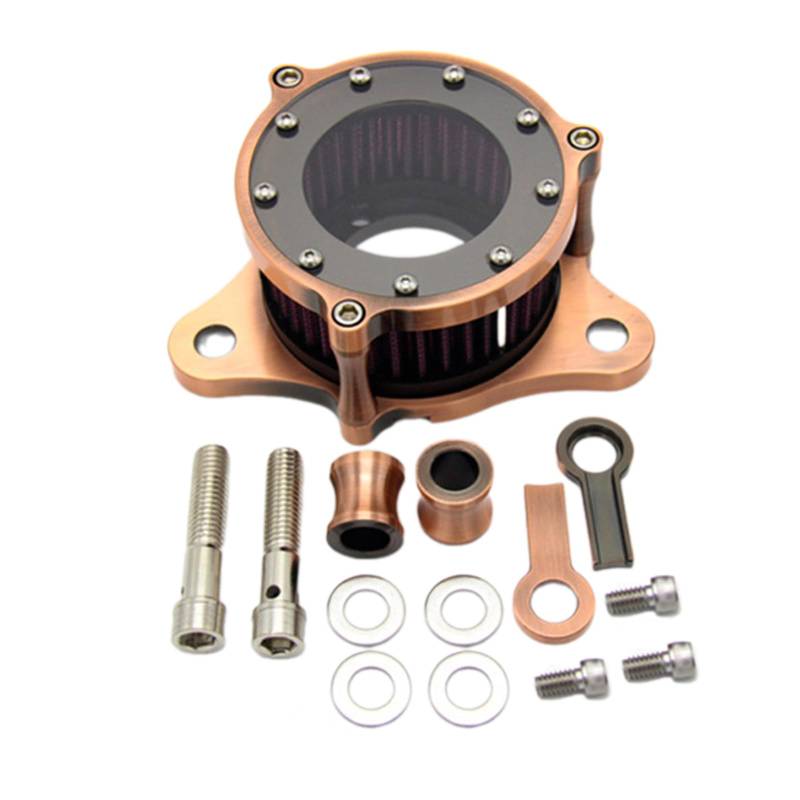 Motorradluftansaugsystem Mit Wiederverwendbarem Filter Retro Motorradluftfiltrationen Für XL883/1200 Geeignet von Lerpwige