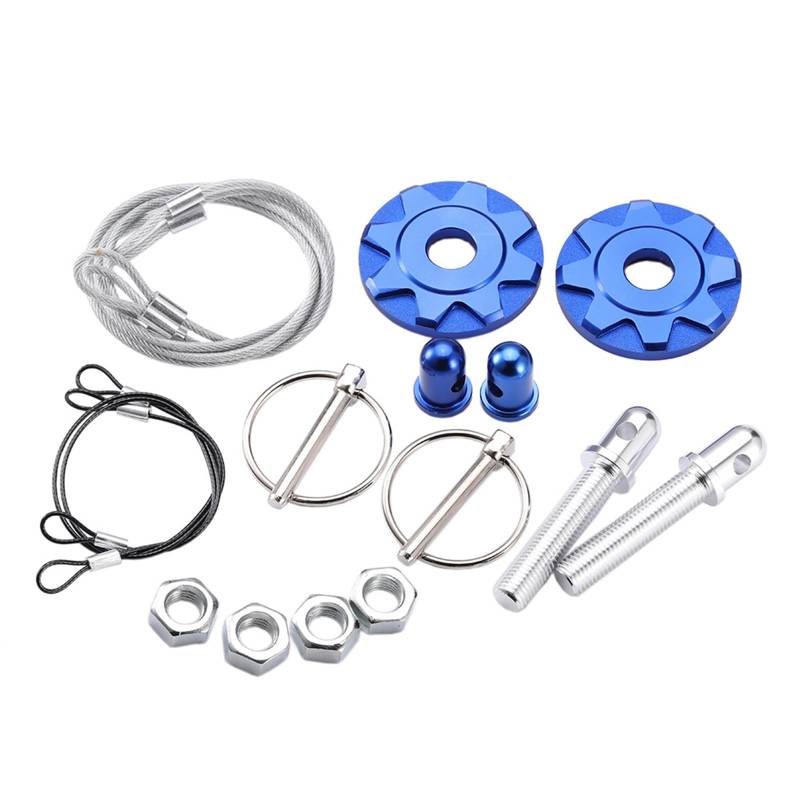 Universals Aluminium Mount Pin Bonnets Lock Set Car Tunning Lock Sod Down Lock Riegel Pin Fahrzeug von Lerpwige