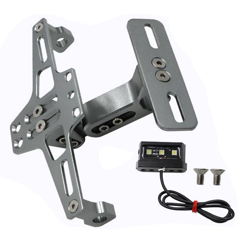 Upgrades Kennzeichen Plattenhalterung Mit LED Illuminate Motorcycle Light Light Und Number Plate Hold von Lerpwige