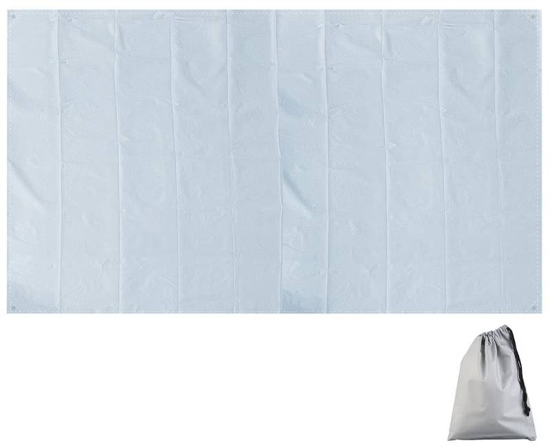 Lescars Sonnenschutz Auto Magnet: 2in1-Universal-Windschutzscheiben-Abdeckung, Magnet-Fixierung, Beutel (Autoscheibenschutz, Frontscheibenschutz, Scheibenschutz Winter) von Lescars