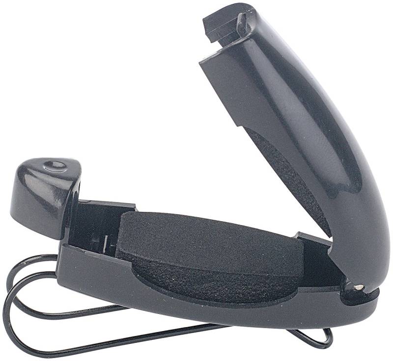 Lescars Brillenhalterung: Stabiler Kfz-Brillenhalter für Sonnen- oder Zweitbrille (Brillenhalter für Auto, Brillenhalterung Auto, Sonnenbrillenaufsatz) von Lescars