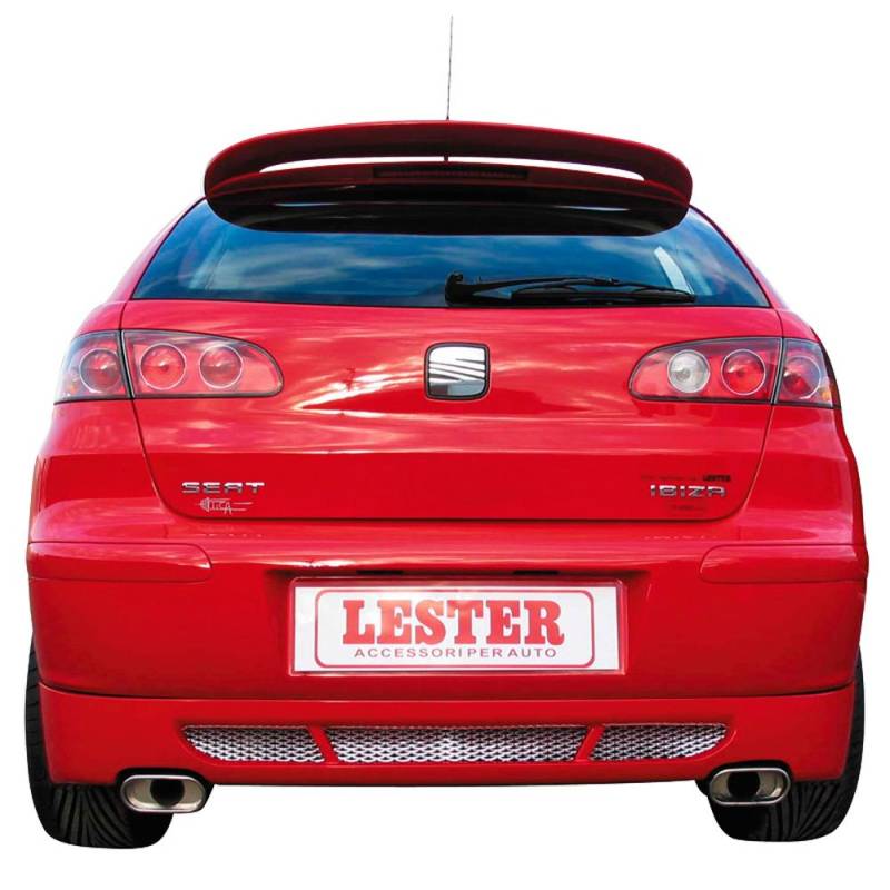 Lester Heckschürzenansatz Seat Ibiza 6L 2002-2006 (für Doppelauspuff) von Lester