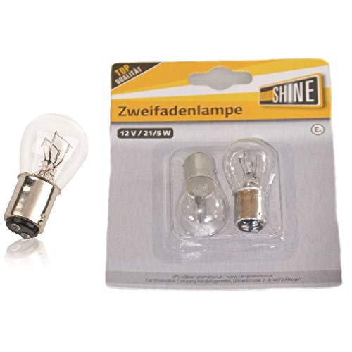 Let it Shine Zweifadenlampe P21/5W 2er Set Blister Karte von Let it Shine