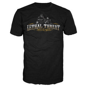 Lethal Threat Ride Loud Gorilla T-Shirt Schwarz von Lethal Threat