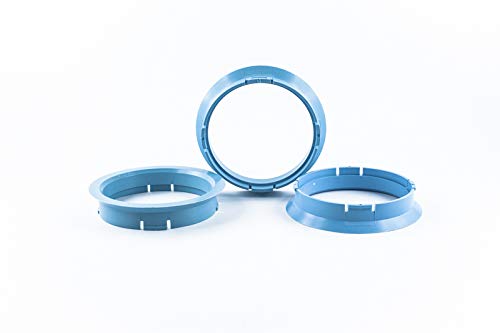 Zentrierringe Distanzringe Ringe 4 Stk. 64,0 mm auf 58,1 mm Alufelgen Felgen Kunststoff von QUALITÄT AUS levando MEISTERHAND