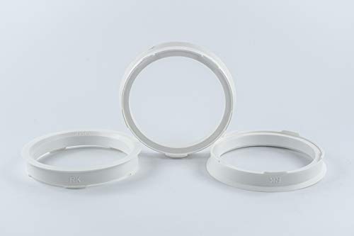 Zentrierringe Distanzringe Ringe 4 Stk. 67,0 mm auf 58,1 mm Alufelgen Felgen Kunststoff von QUALITÄT AUS levando MEISTERHAND