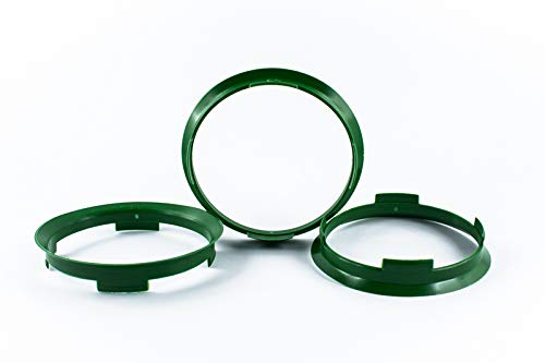 Zentrierringe Distanzringe Ringe 4 Stk. 70,4 mm auf 67,1 mm Alufelgen Felgen Kunststoff von QUALITÄT AUS levando MEISTERHAND