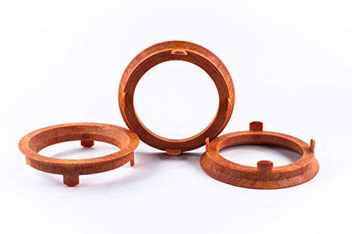 Zentrierringe Distanzringe Ringe 4 Stk. 71,6 mm auf 56,6 mm Alufelgen Felgen Kunststoff von QUALITÄT AUS levando MEISTERHAND