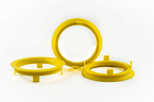 Zentrierringe Distanzringe Ringe 4 Stk. 71,6 mm auf 60,1 mm Alufelgen Felgen Kunststoff von QUALITÄT AUS levando MEISTERHAND